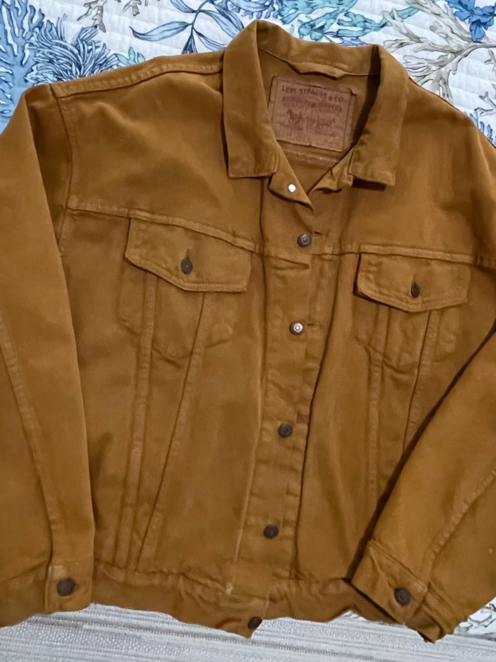 Levi's Vintage Tobacco Brown Trucker Jacket 70598 - Picture 1 of 7